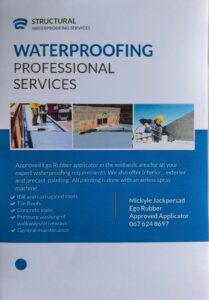 Structural Wtater proofing