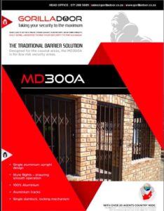 Gorilla door flyer