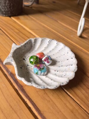 Crushed shell Trinket dish